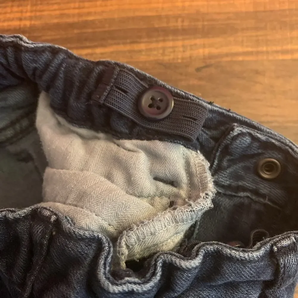 GAP Girl’s Super Skinny Dark Wash Adjustable Waist Snap Ankle Jeans / Size: 8R